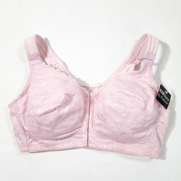 PlusForm Instant Shaping Front Close No Wire Bra - Picture 3 of 6